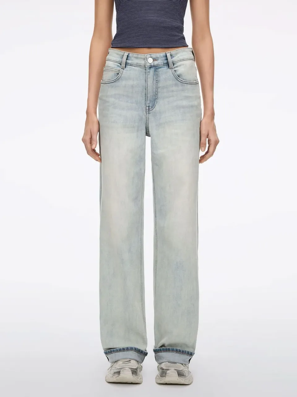 Miss Sixty Straight-Leg jeans lyseblå stretch 30