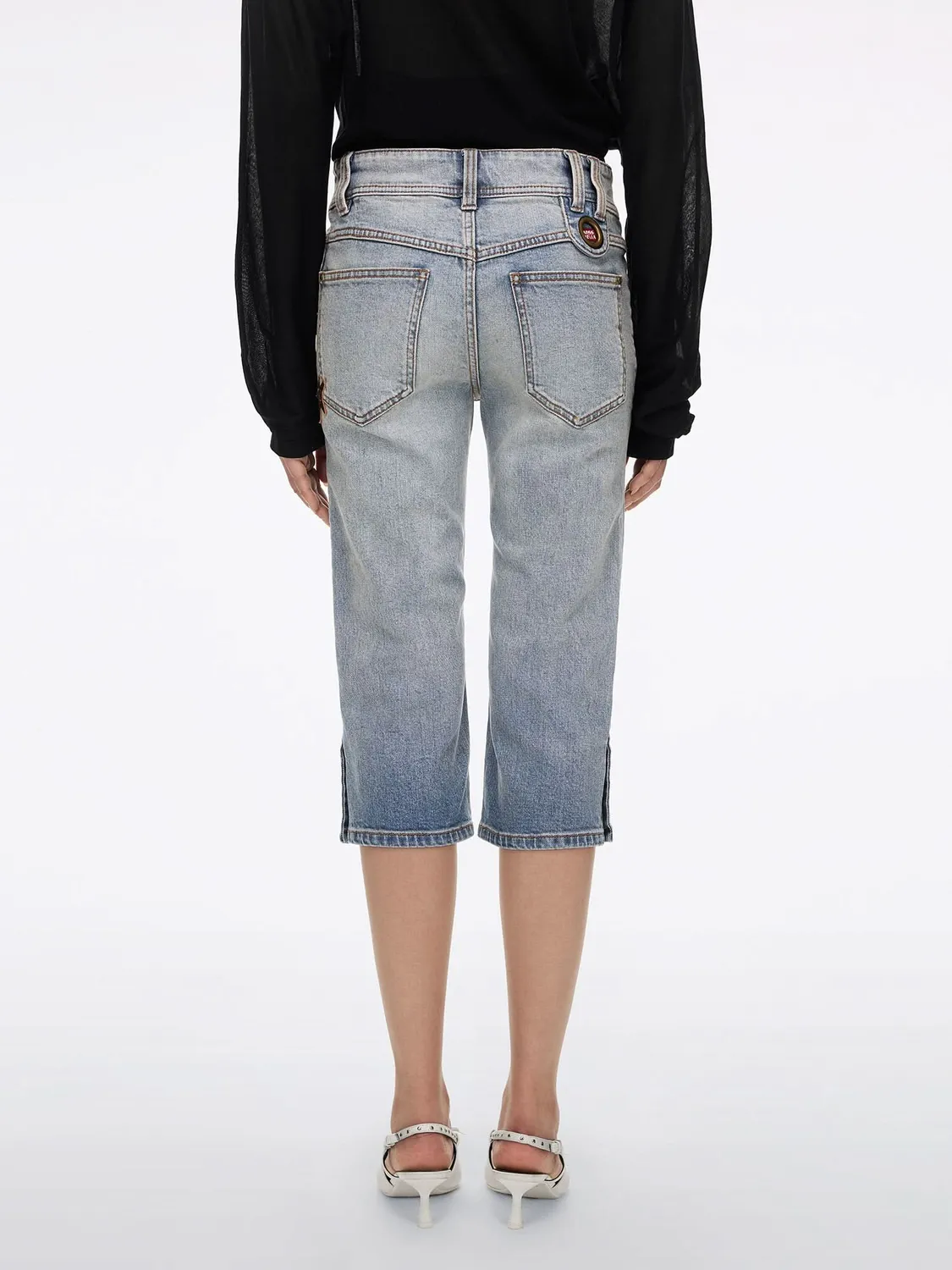 Miss Sixty Bella Skinny Capri jeans retro lyseblå