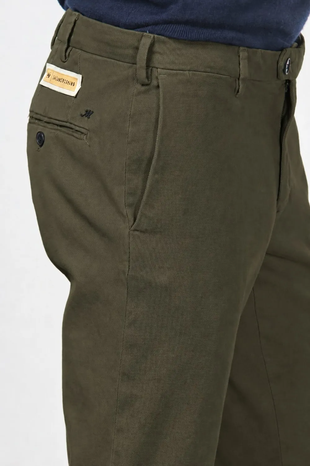 Mason's New York chinobukser mørkegrøn regular cashmere