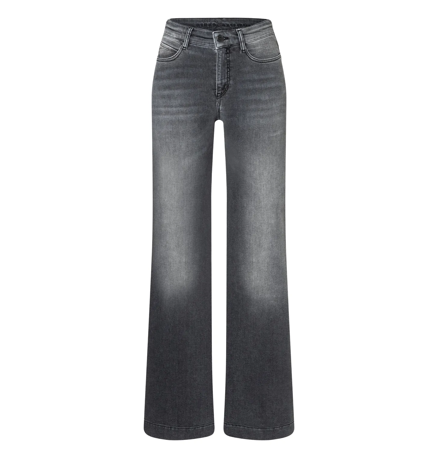 MAC Dream Wide Authentic jeans wide fit grå stretch