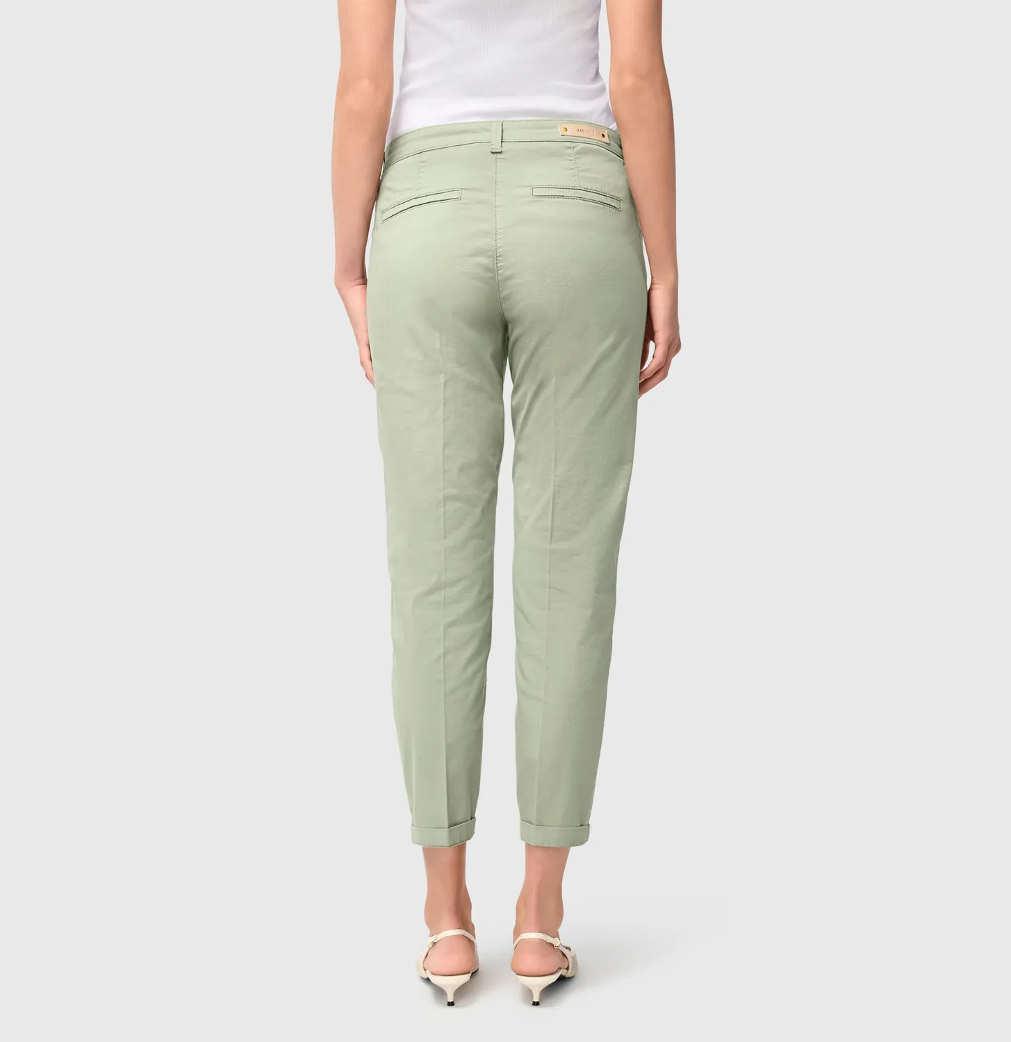 MAC Chino Turn Up 3075 slim chinos grøn