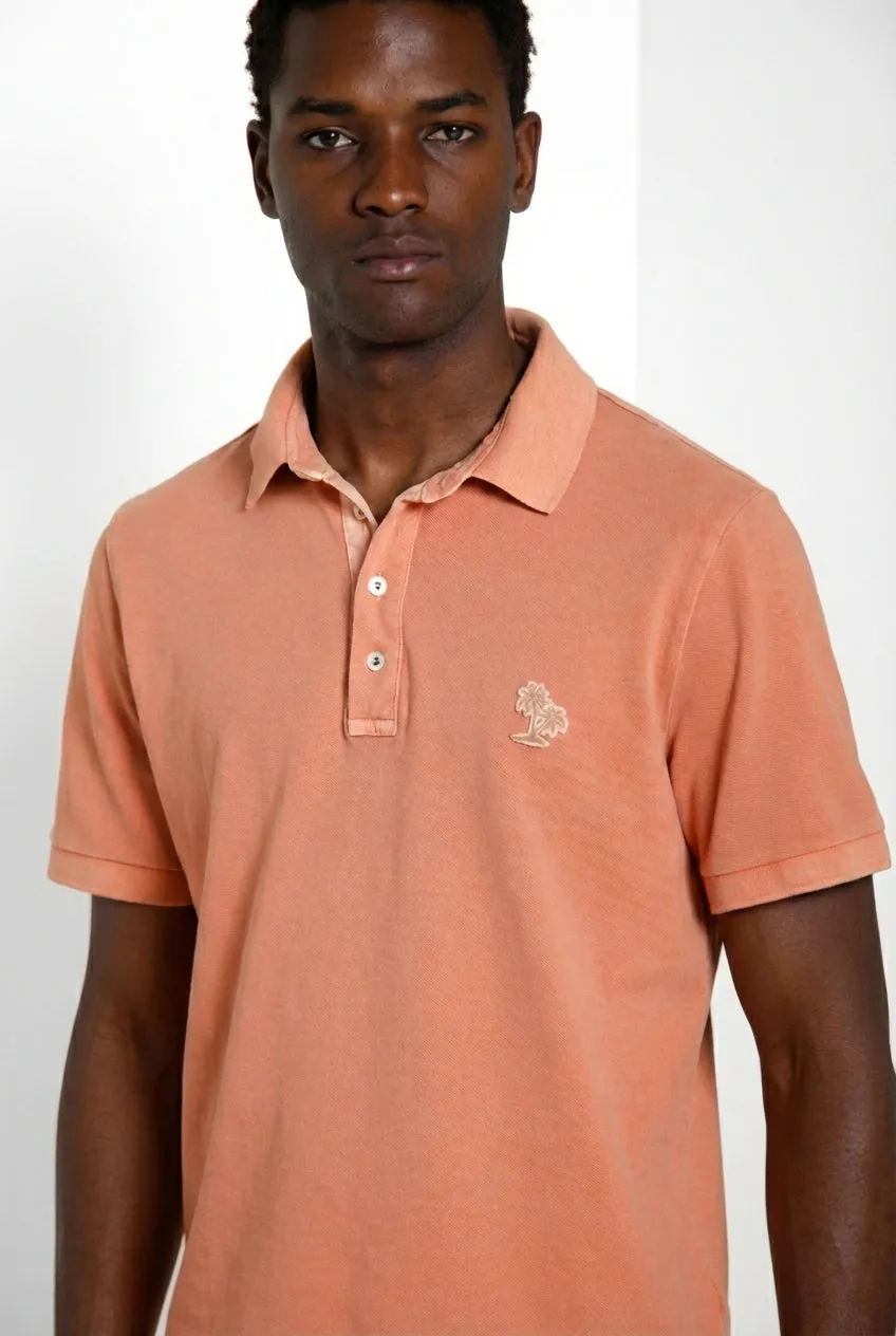 Mason's Leopardi Delamere poloshirt bark – bomuld