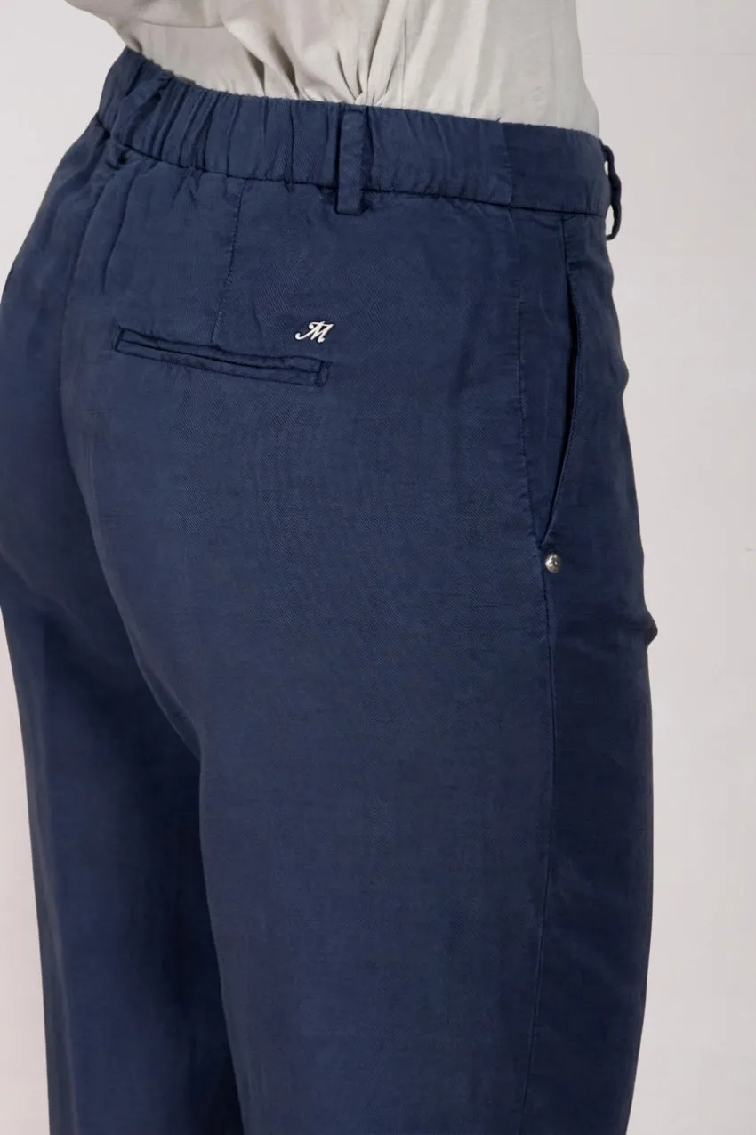 Mason's Linda Summer chinos dame royalblå relaxed