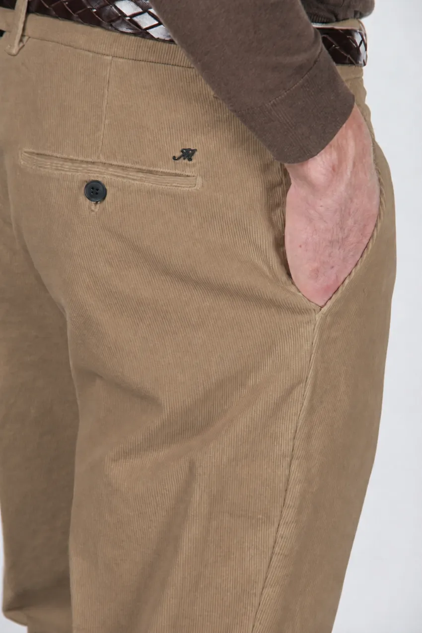 Mason's Paris chinos taupe carrot fløjl