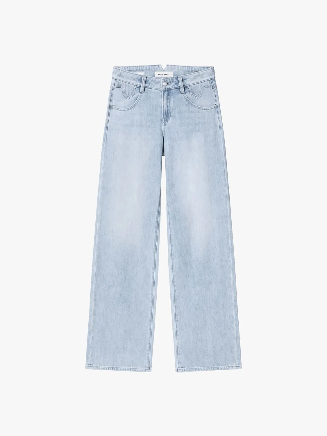 Miss Sixty Bella straight jeans lyseblå 30" stretch