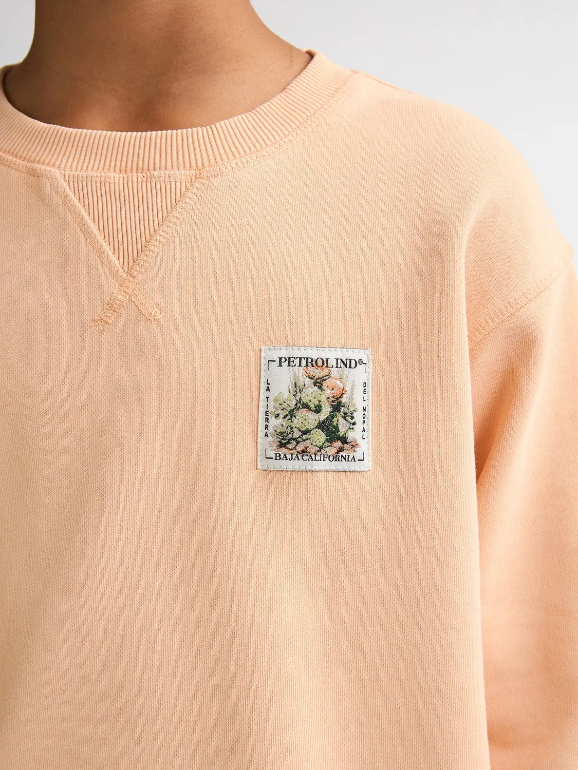 Petrol Industries Ranchero sweater Tropical Orange til drenge
