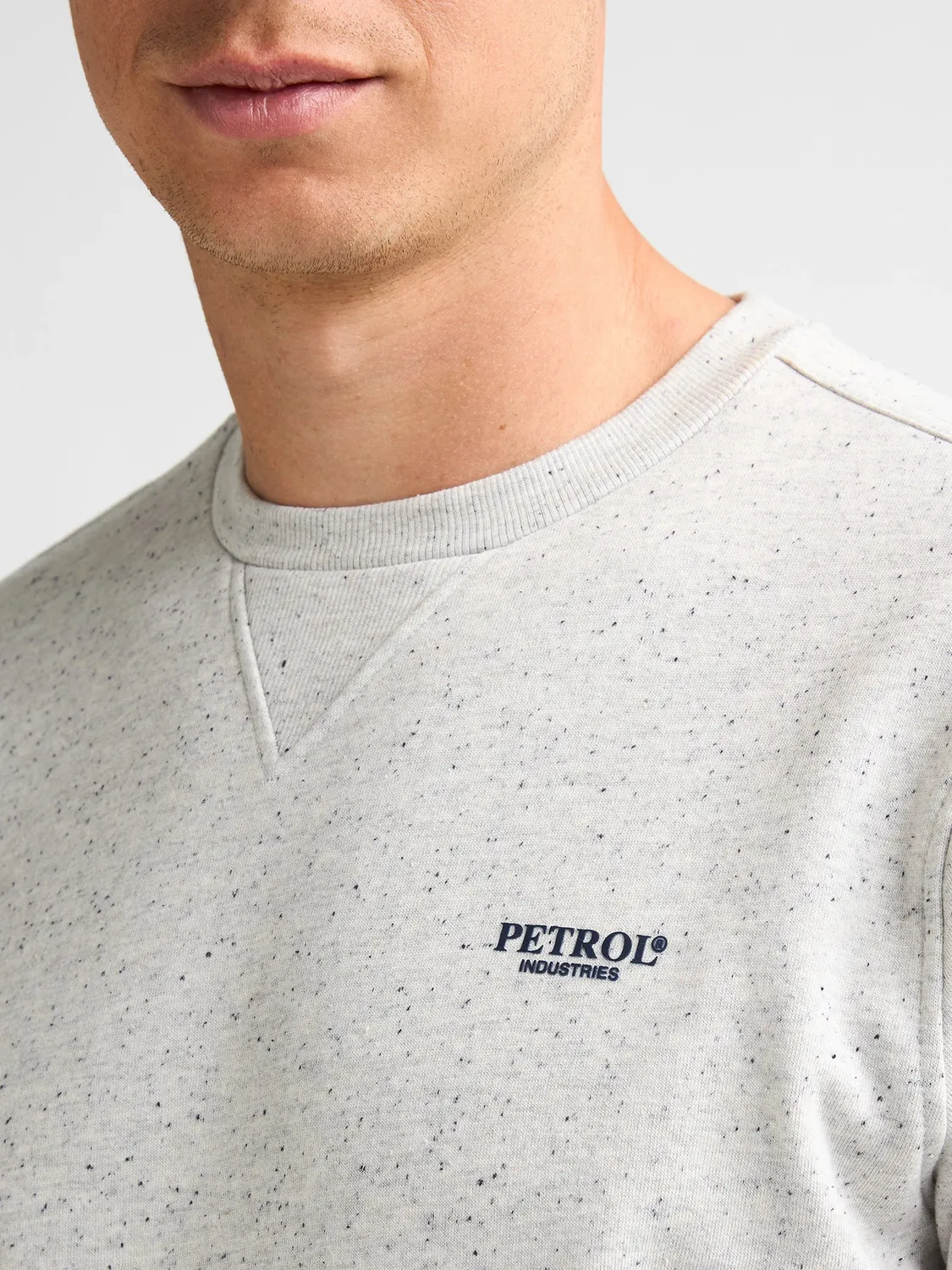 Petrol Industries Rosewood sweatshirt melange bomuldsmix
