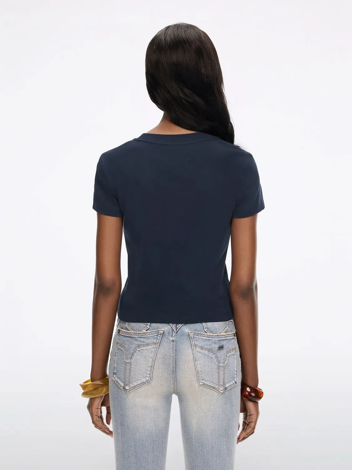 Miss Sixty Mermaid-Print t-shirt navy slim fit