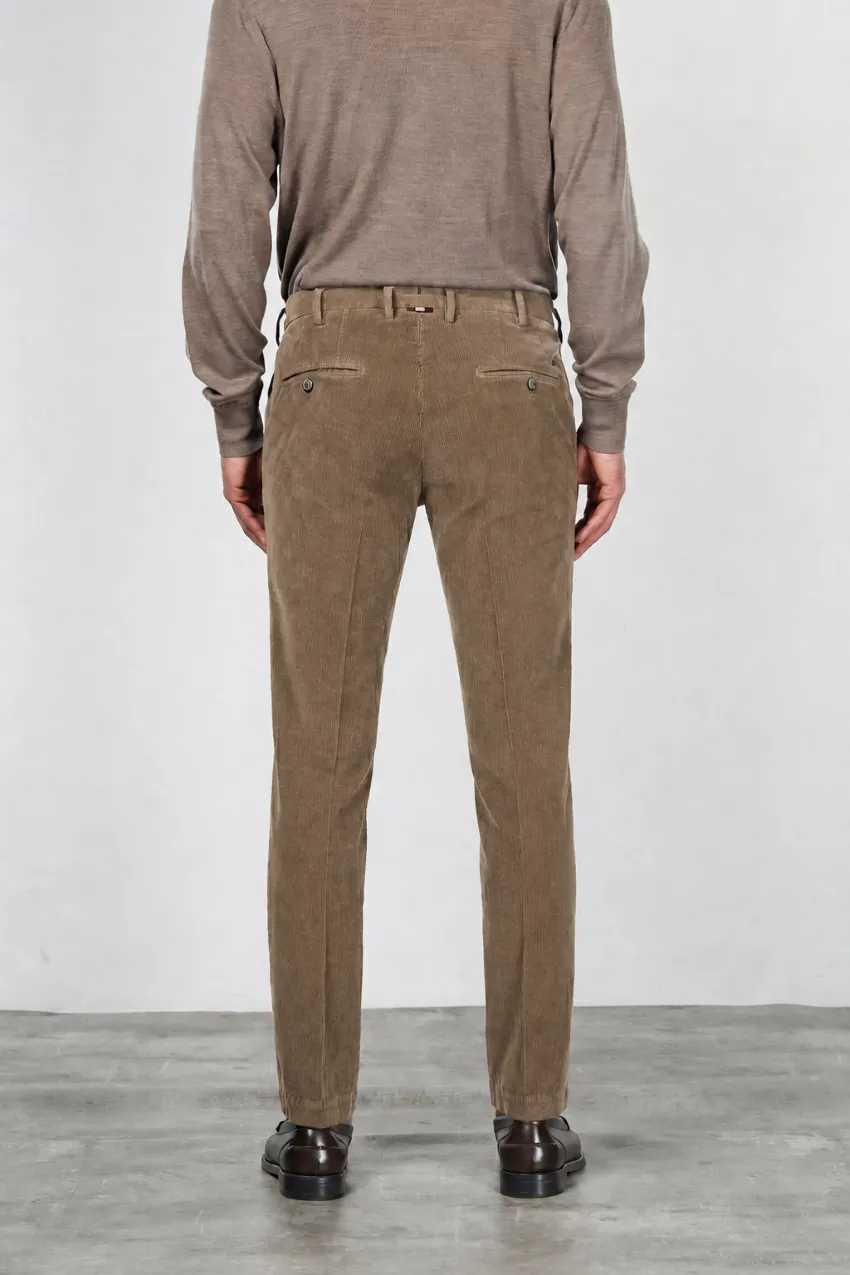 Mason's New York chinos taupe regular fit fløjl