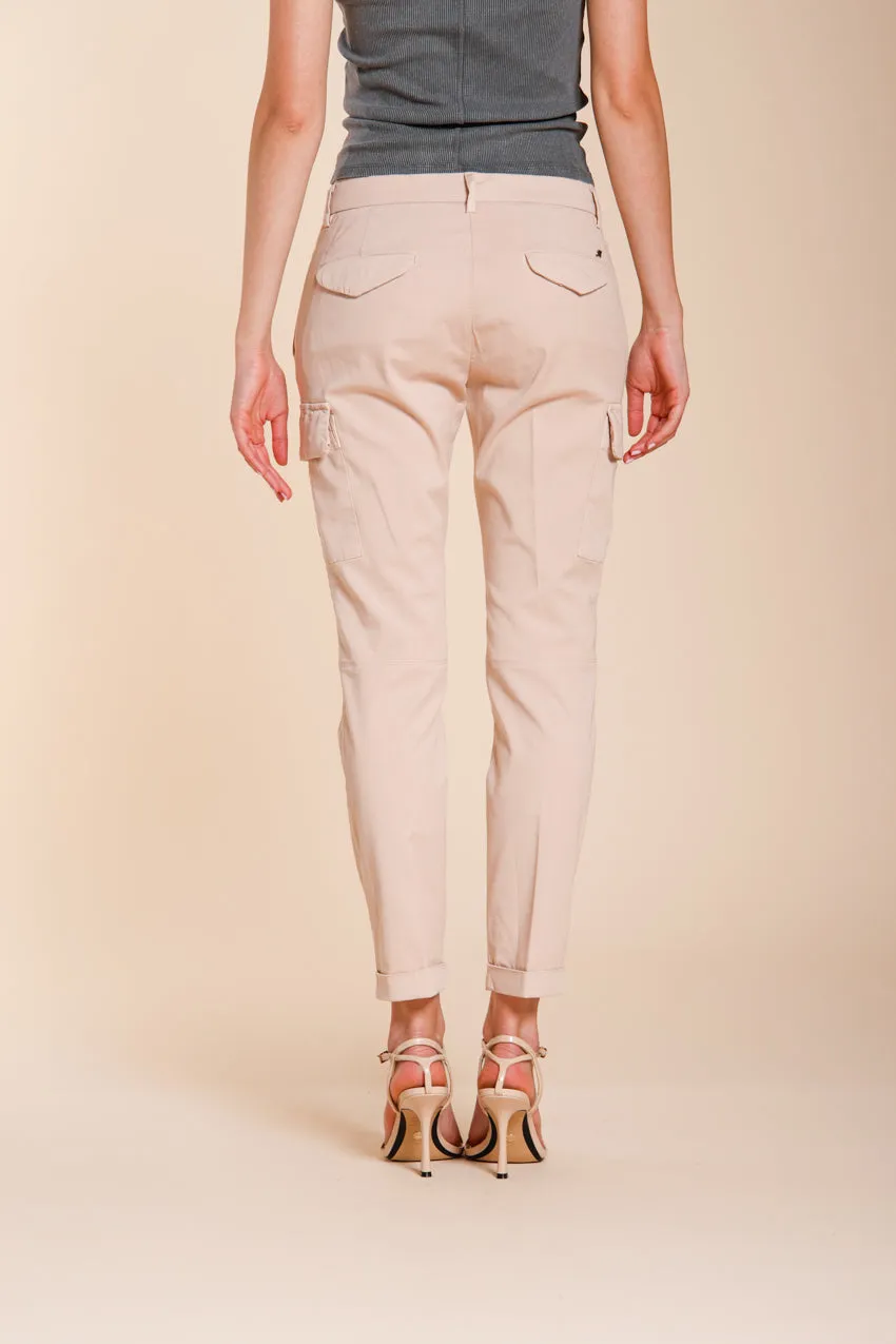 Mason's Chile City cargo rosa slim fit gabardine