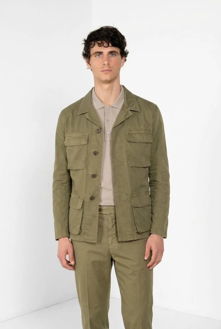 Mason's Flyshirt Delamere overshirt rosmarin