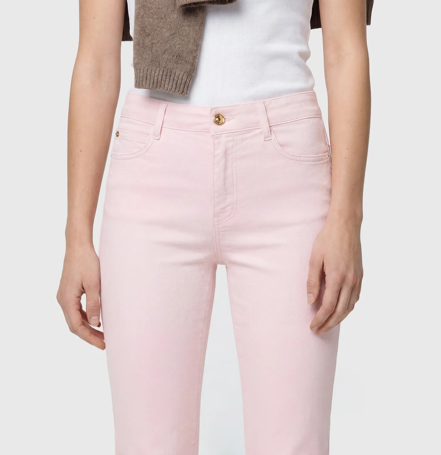 MAC Dream Cropped 5403 jeans rosa straight fit