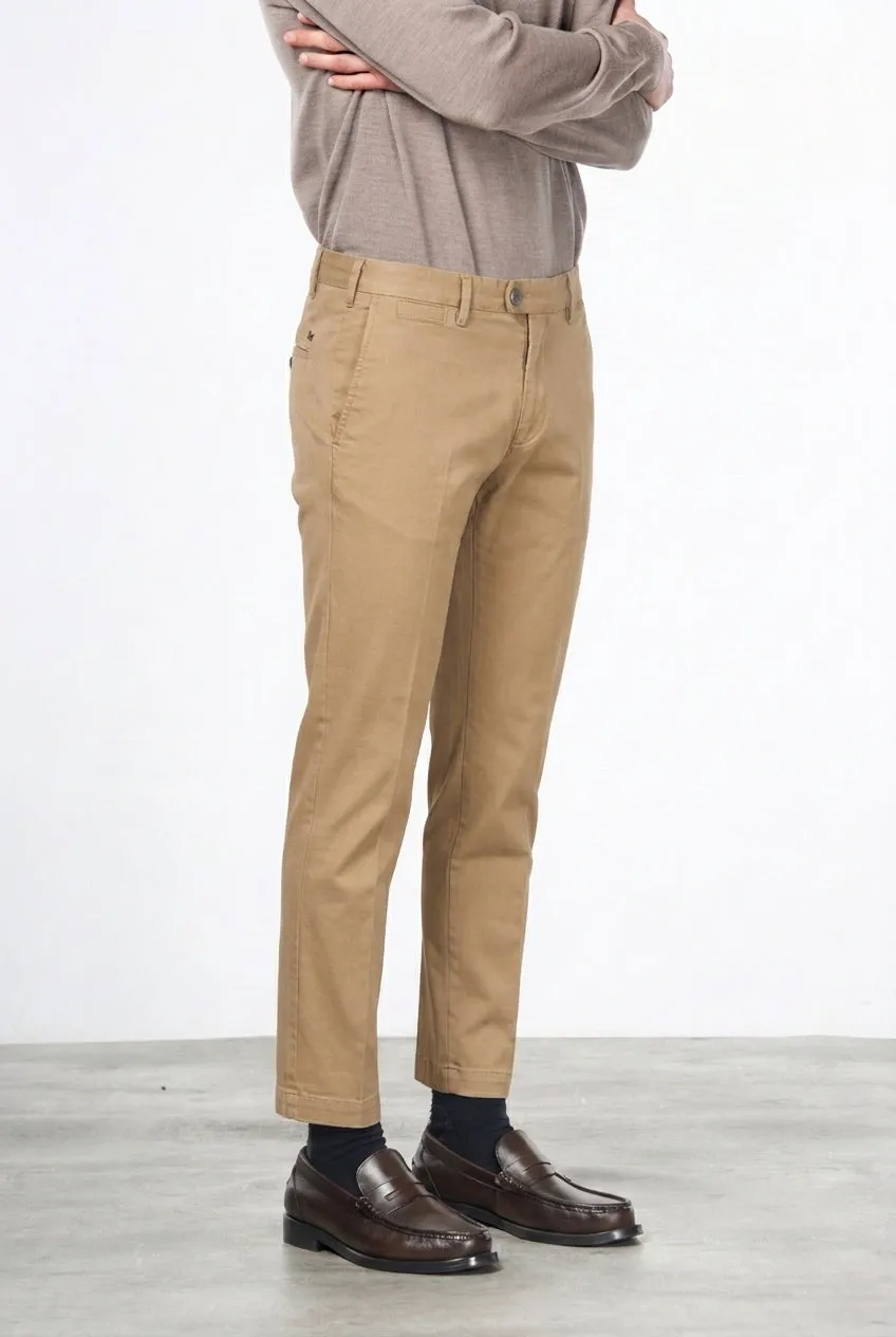 Mason's New York chinobukser mørkebeige uld regular fit