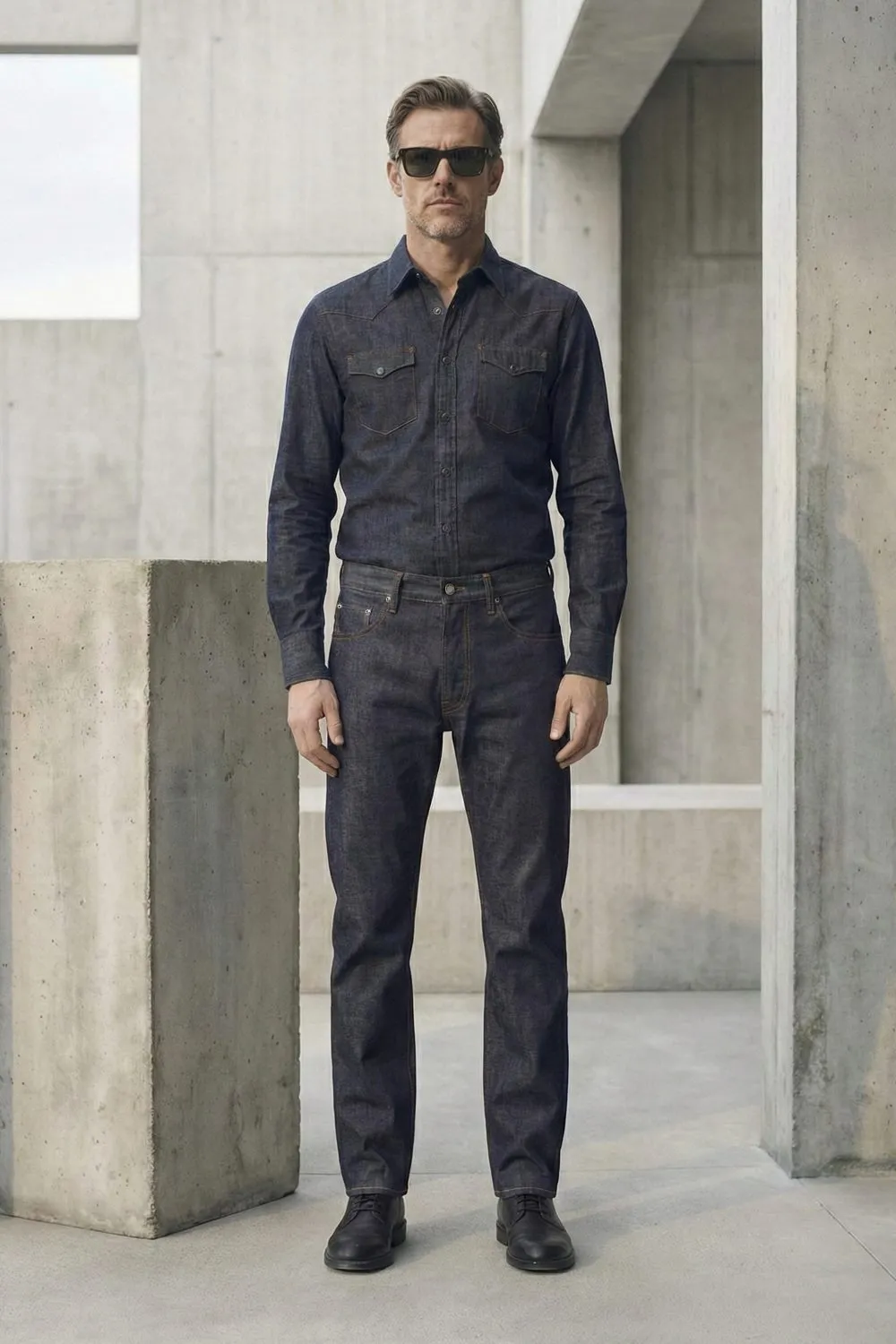 Organsk Element Raw Classic jeans rå denim
