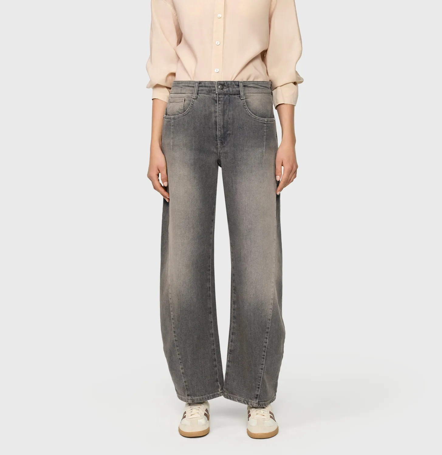 MAC Colorado Barrel 3151-90-0333 jeans grå barrel fit