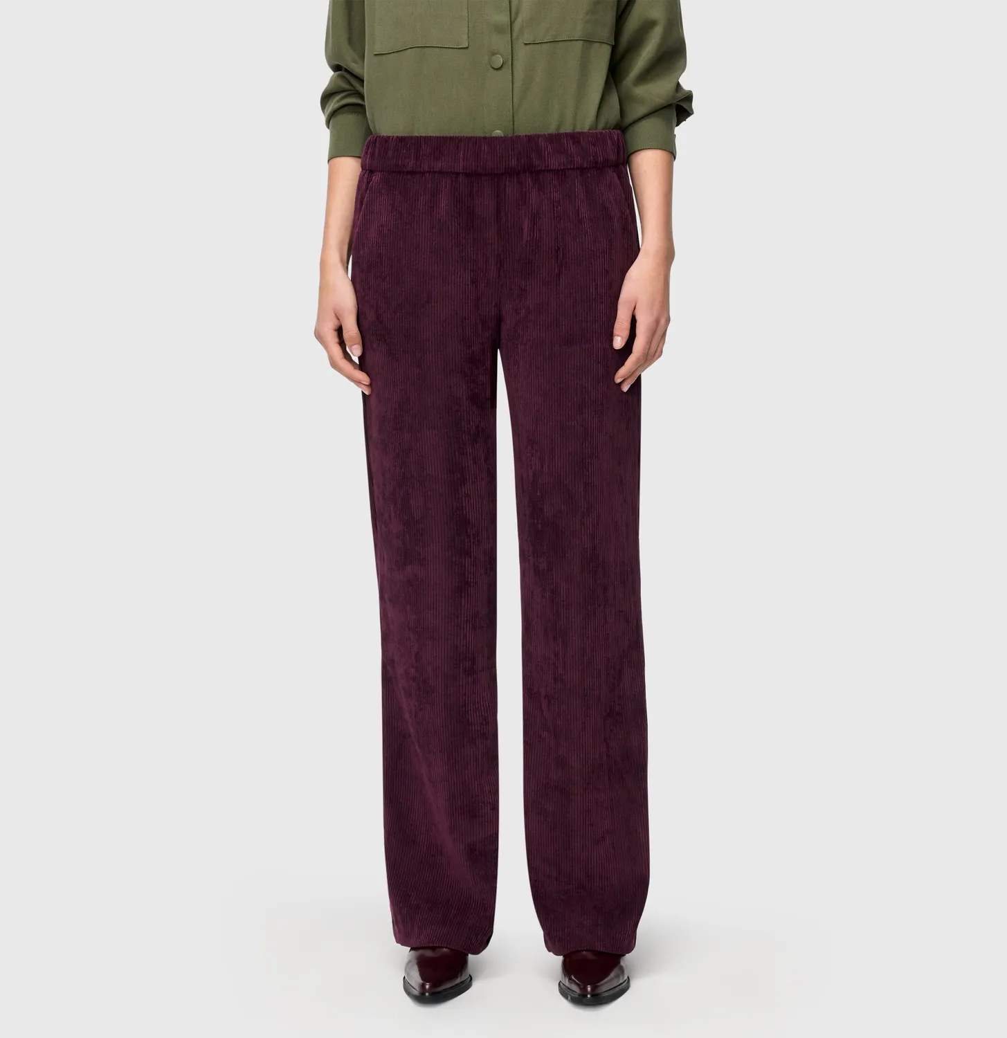 MAC Chiara 3051-00-0410L cordbukser bær wide fit