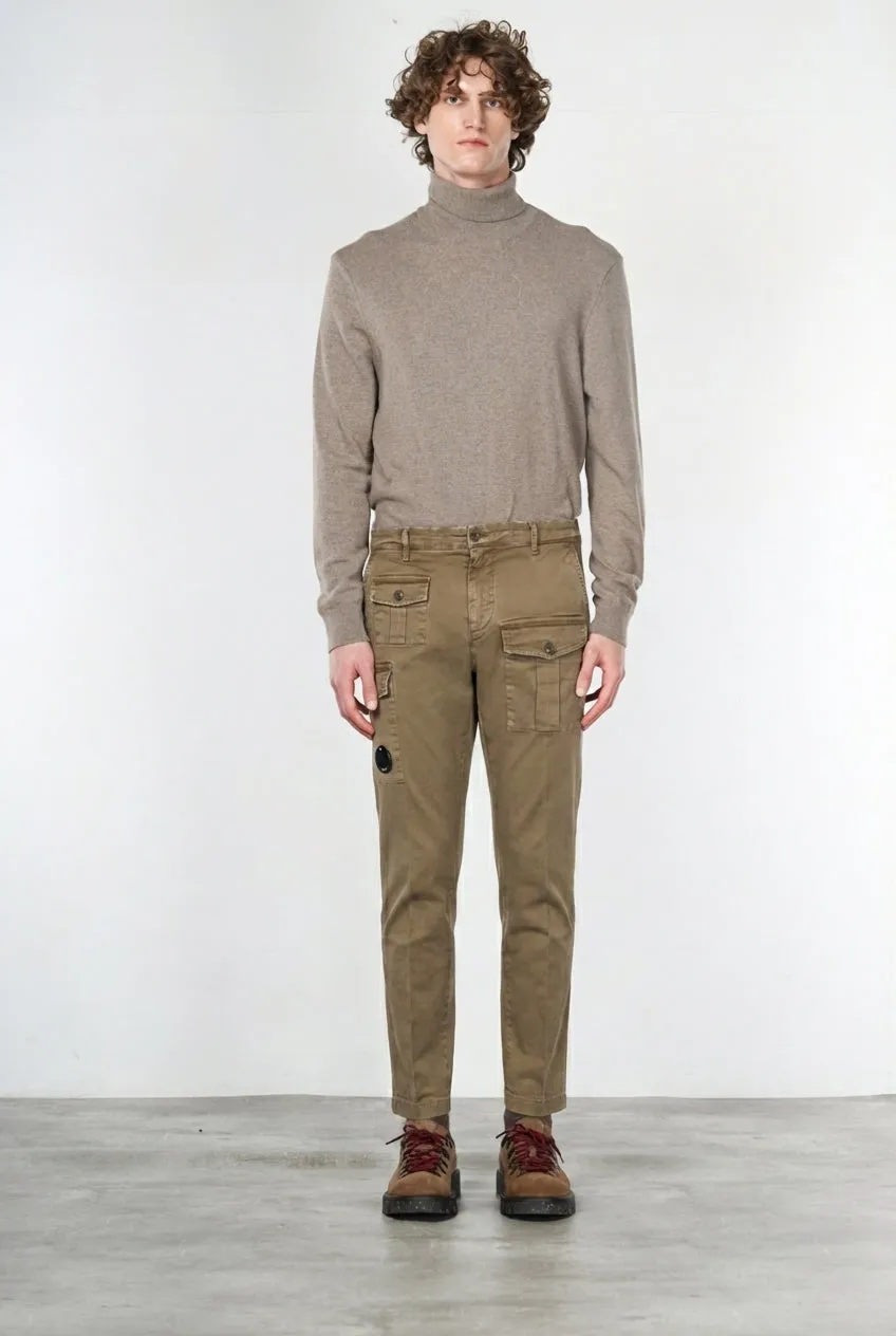 Mason's George Coolpocket cargobukser taupe carrot fit