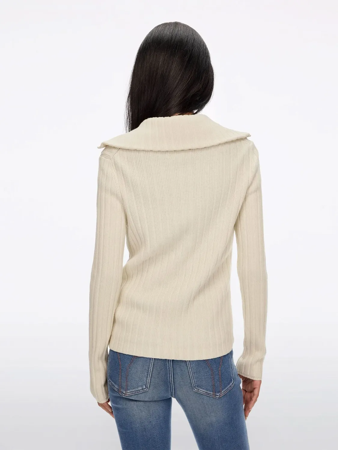 Miss Sixty Knit Cardigan heather grey uld lynlås