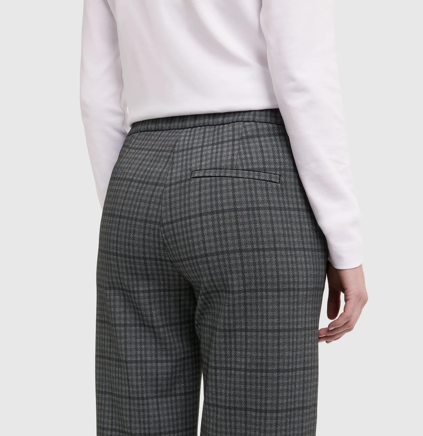 MAC Chiara 2177-00-0107 jerseybukser grå wide fit