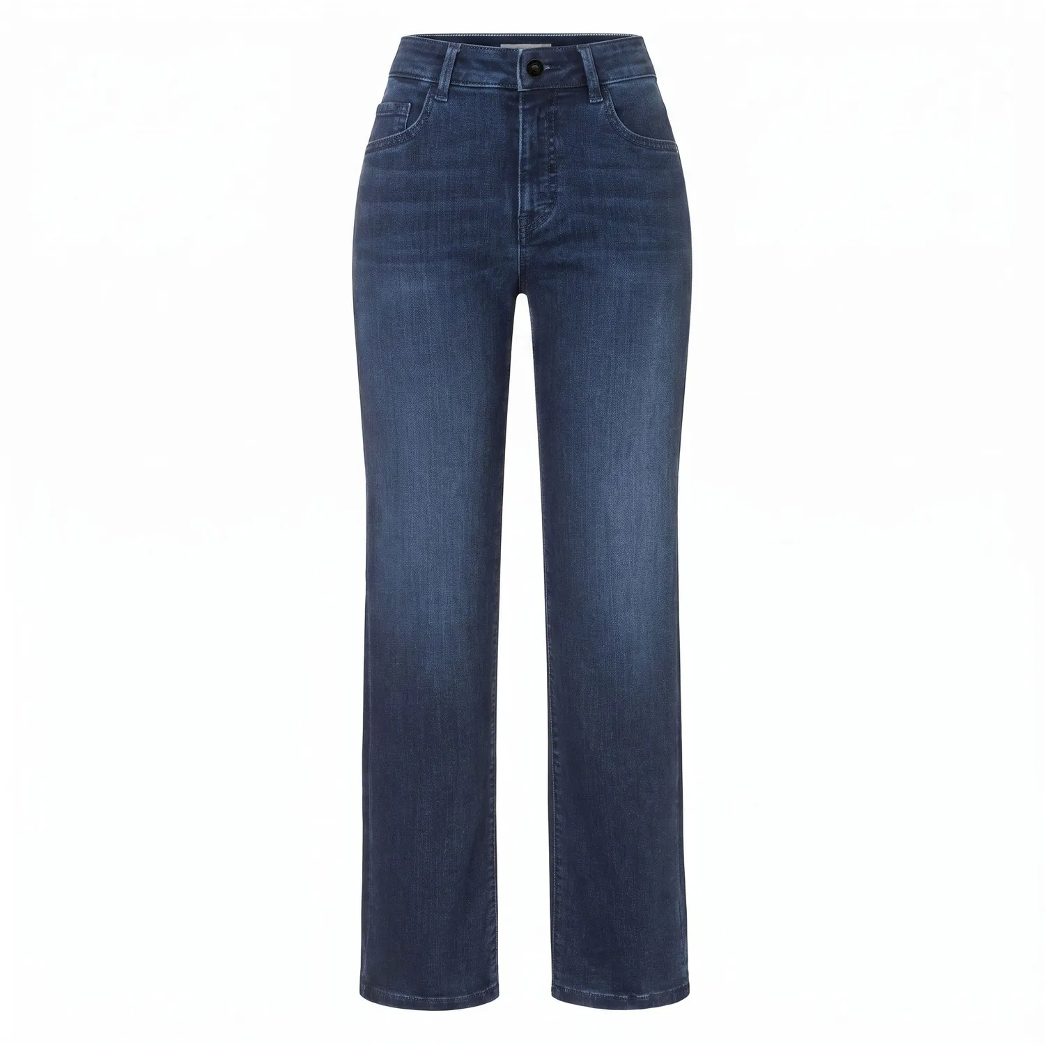 MAC Gracia straight vinter jeans mørkeblå