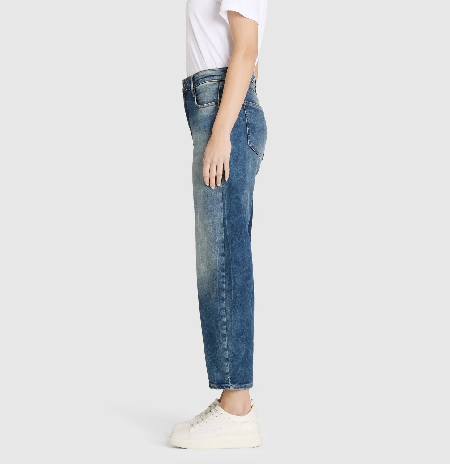 MAC Danni 3110-90-0389L jeans mørkeblå barrel fit