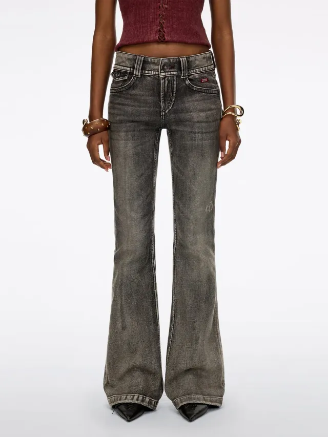 Miss Sixty Distressed flare jeans vintage sort 26/32