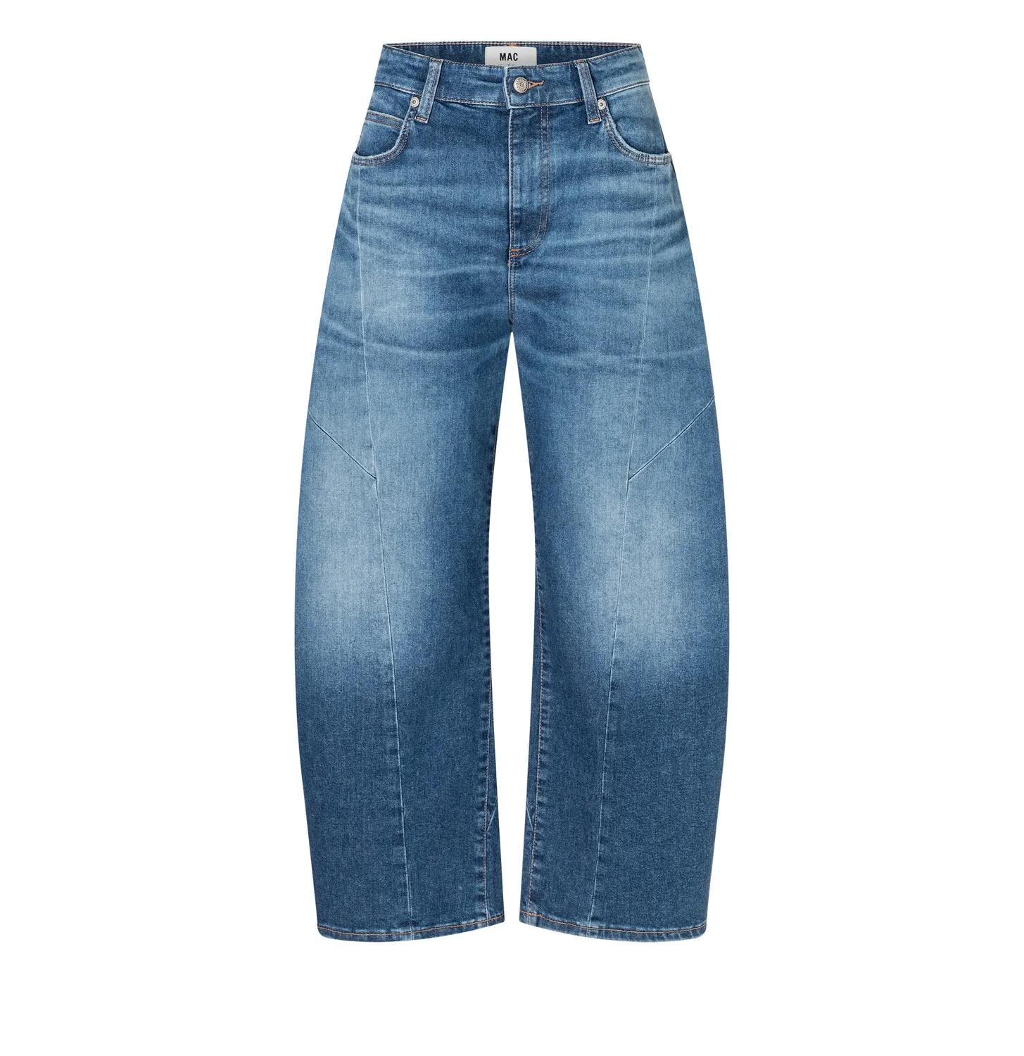 MAC DAKOTA Barrel jeans mellemblå Barrel Fit