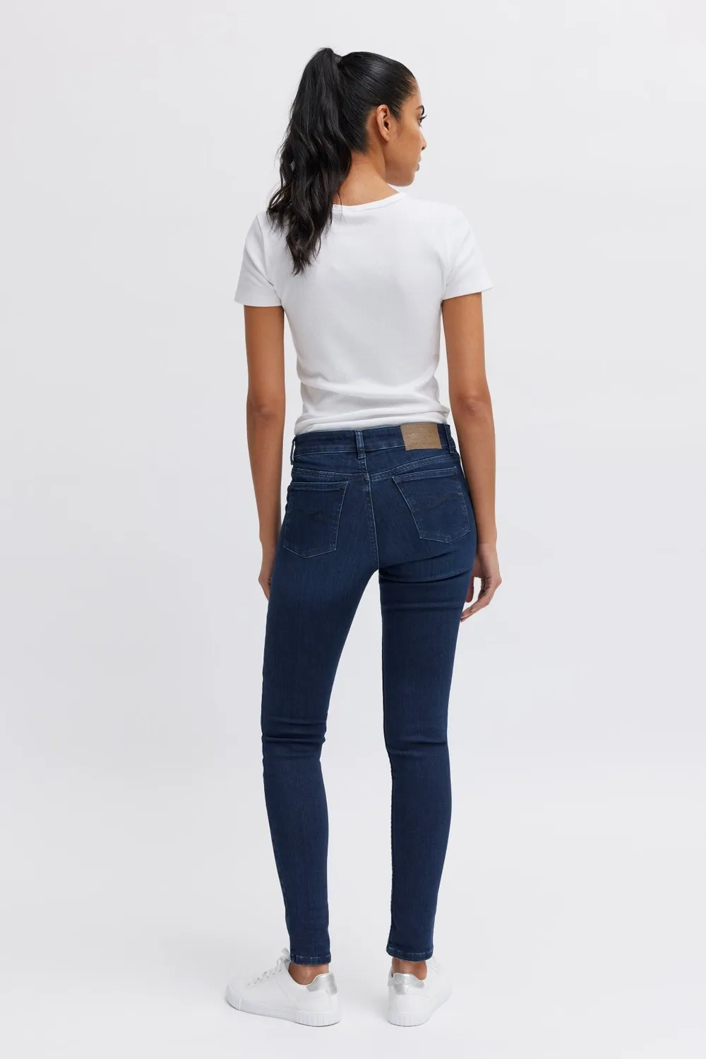Organsk Breeze Spring Rain slim fit jeans dybblå indigo