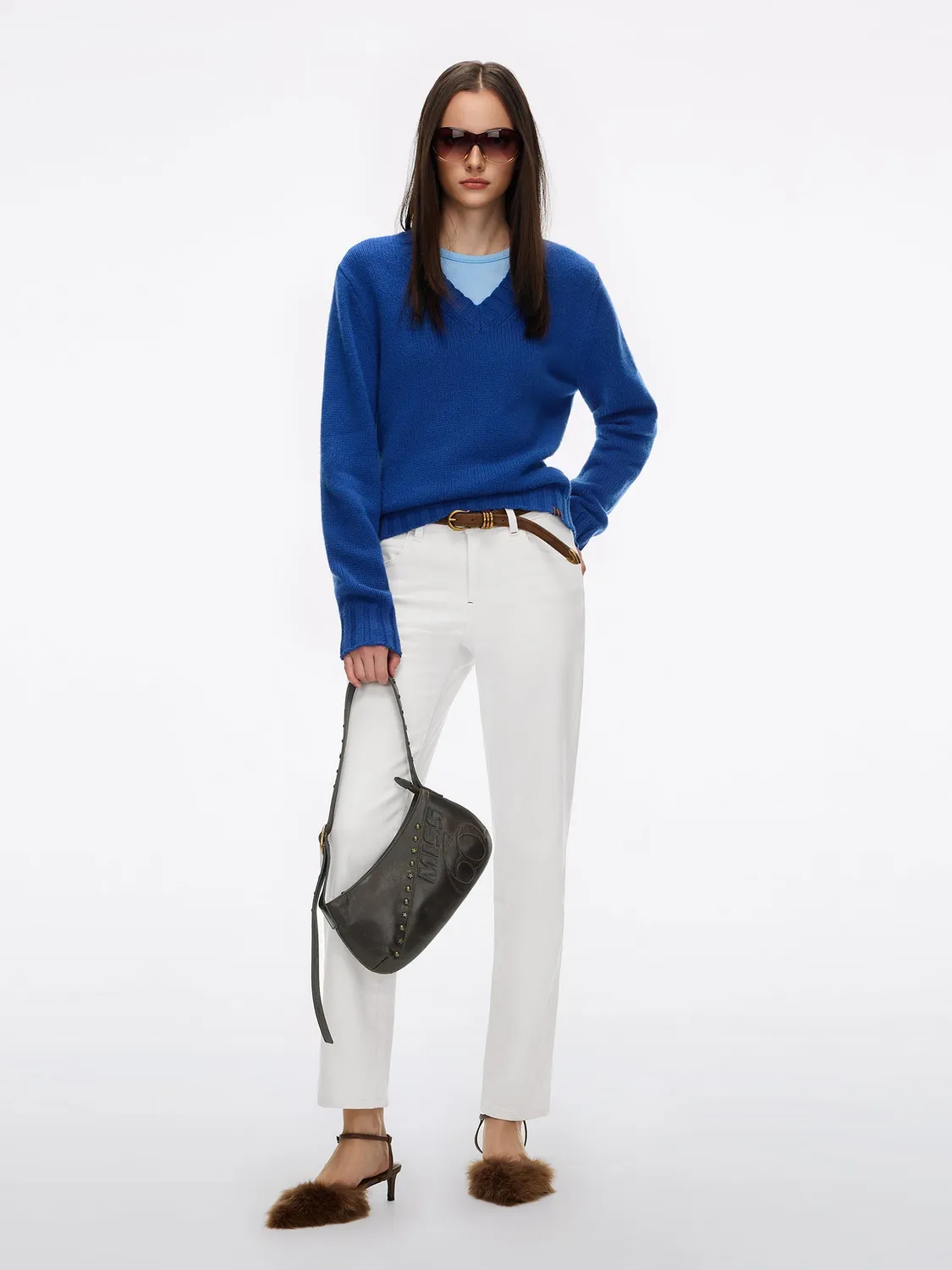 Miss Sixty Emma straight jeans hvid stretch varm