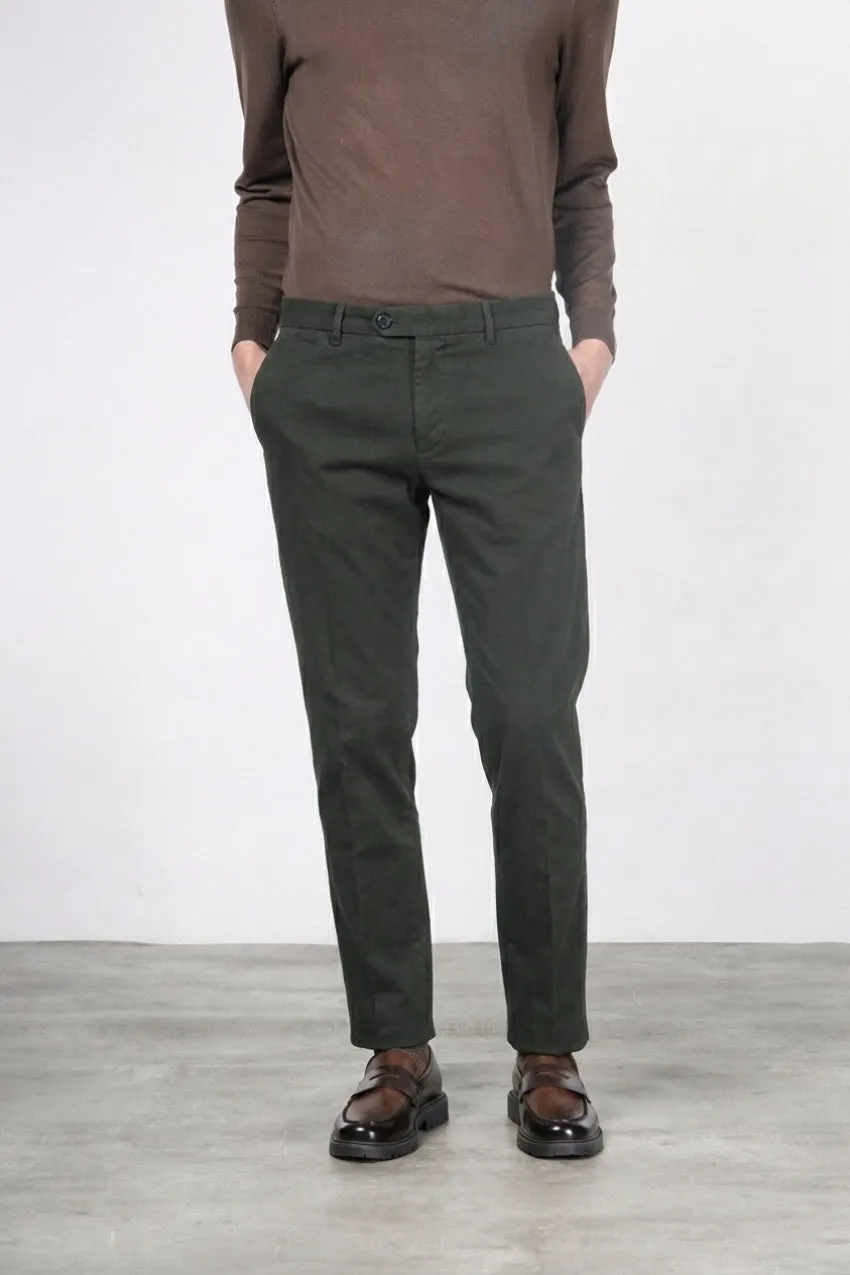 Mason's Paris chino mørkegrøn carrot fit herre