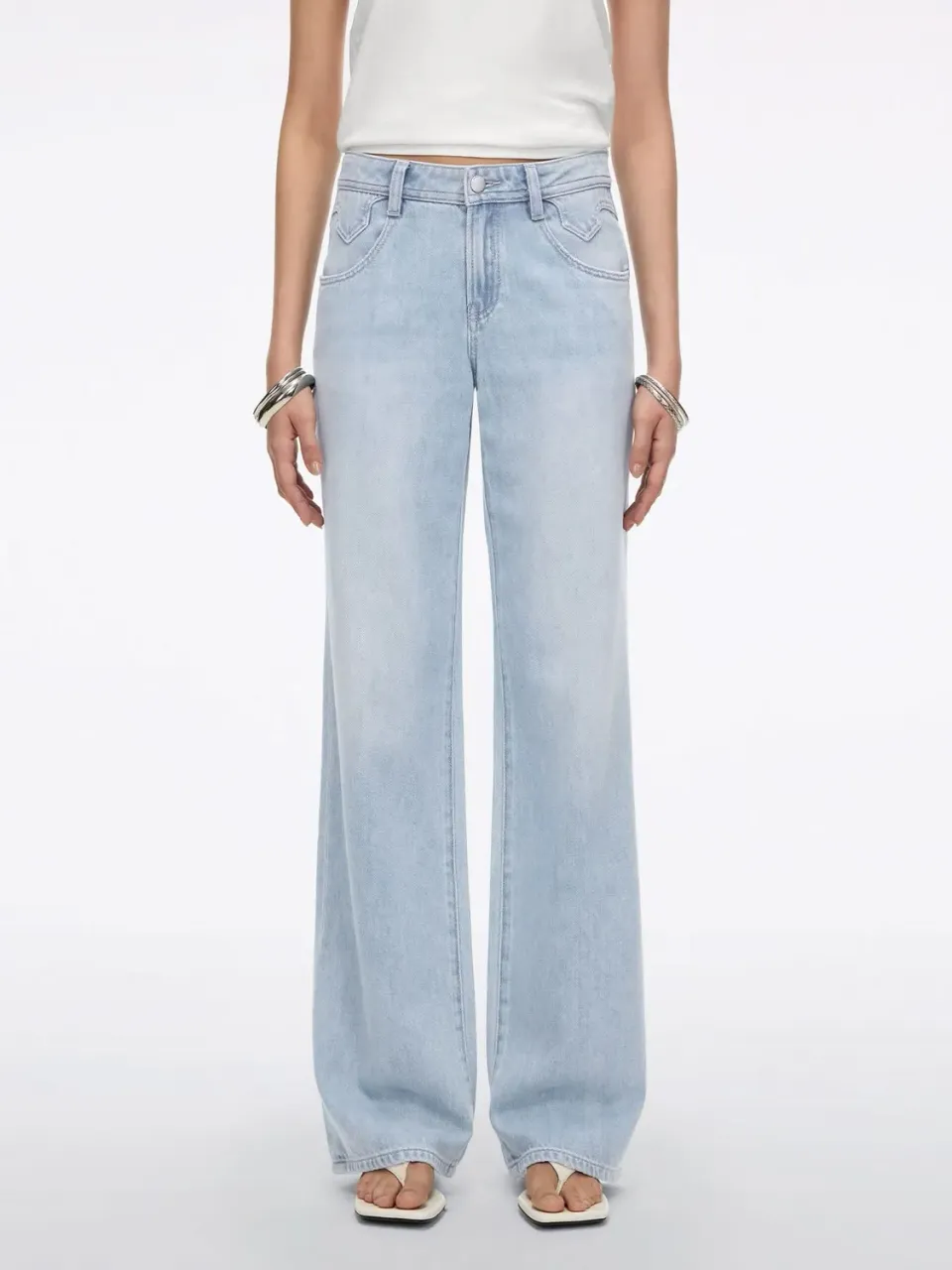 Miss Sixty Bella straight jeans lyseblå 30" stretch