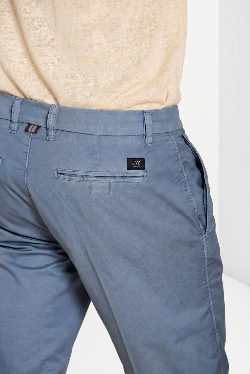 Mason's London chino bermuda lyseblå regular
