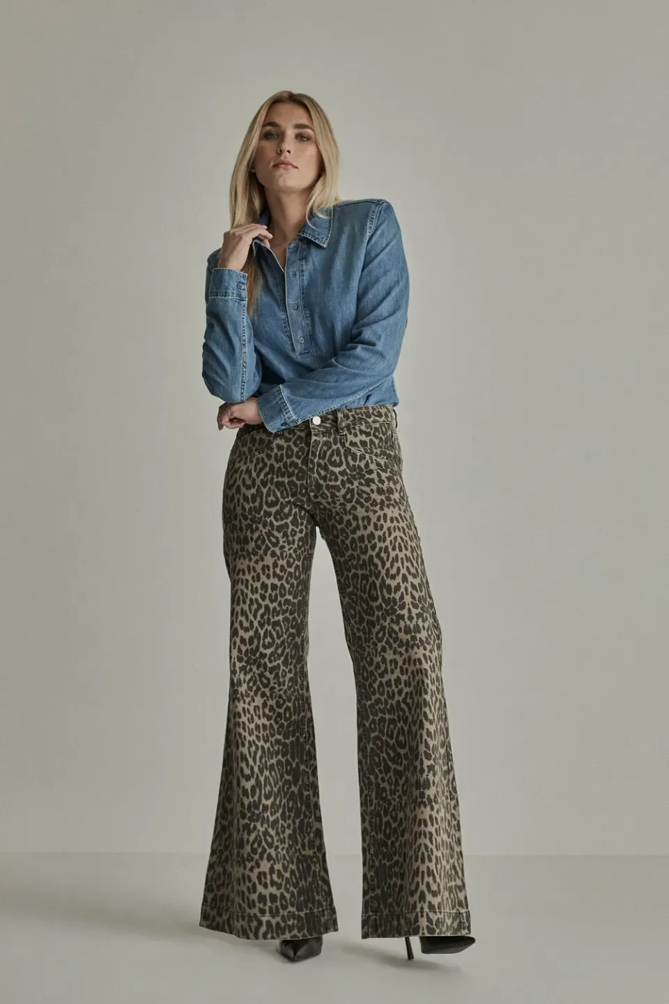 Para Mi Autumn Prints Sharon bukser animal flare