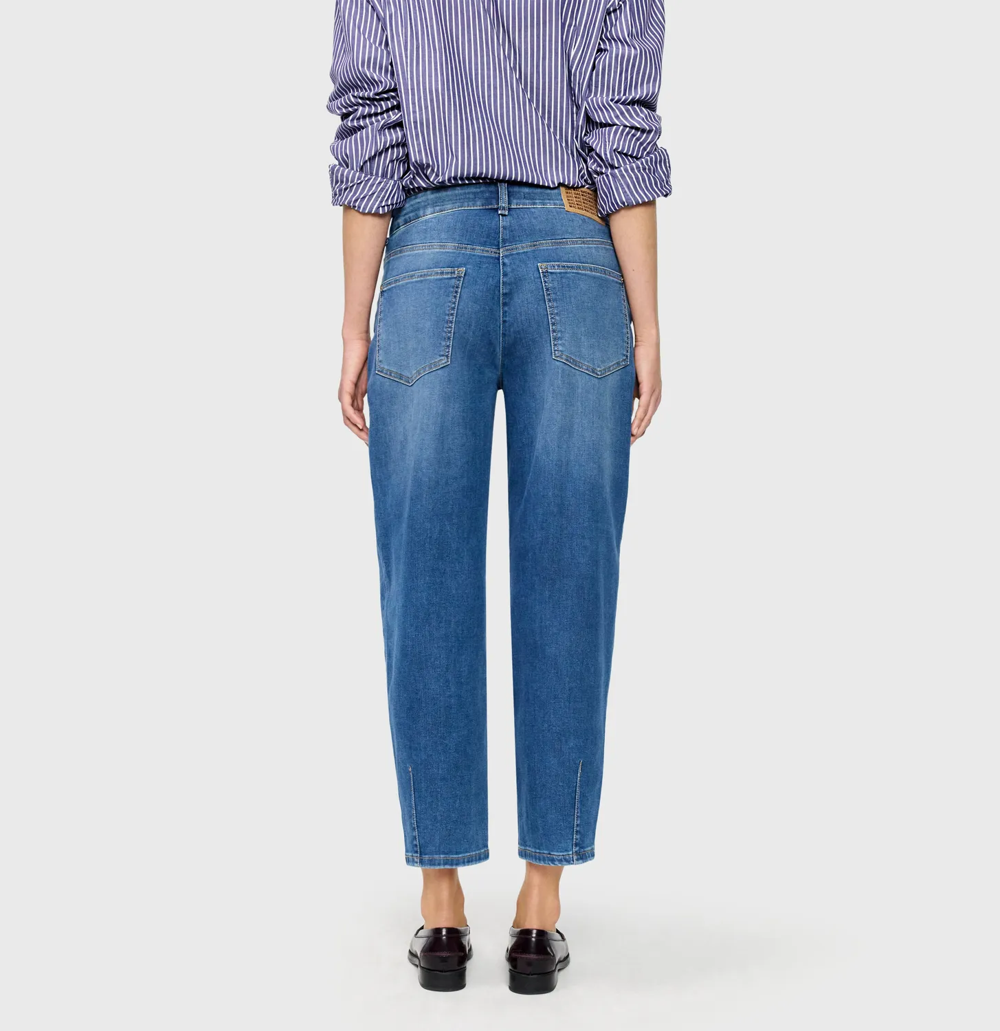 MAC Bobbie jeans mellemblå relaxed fit