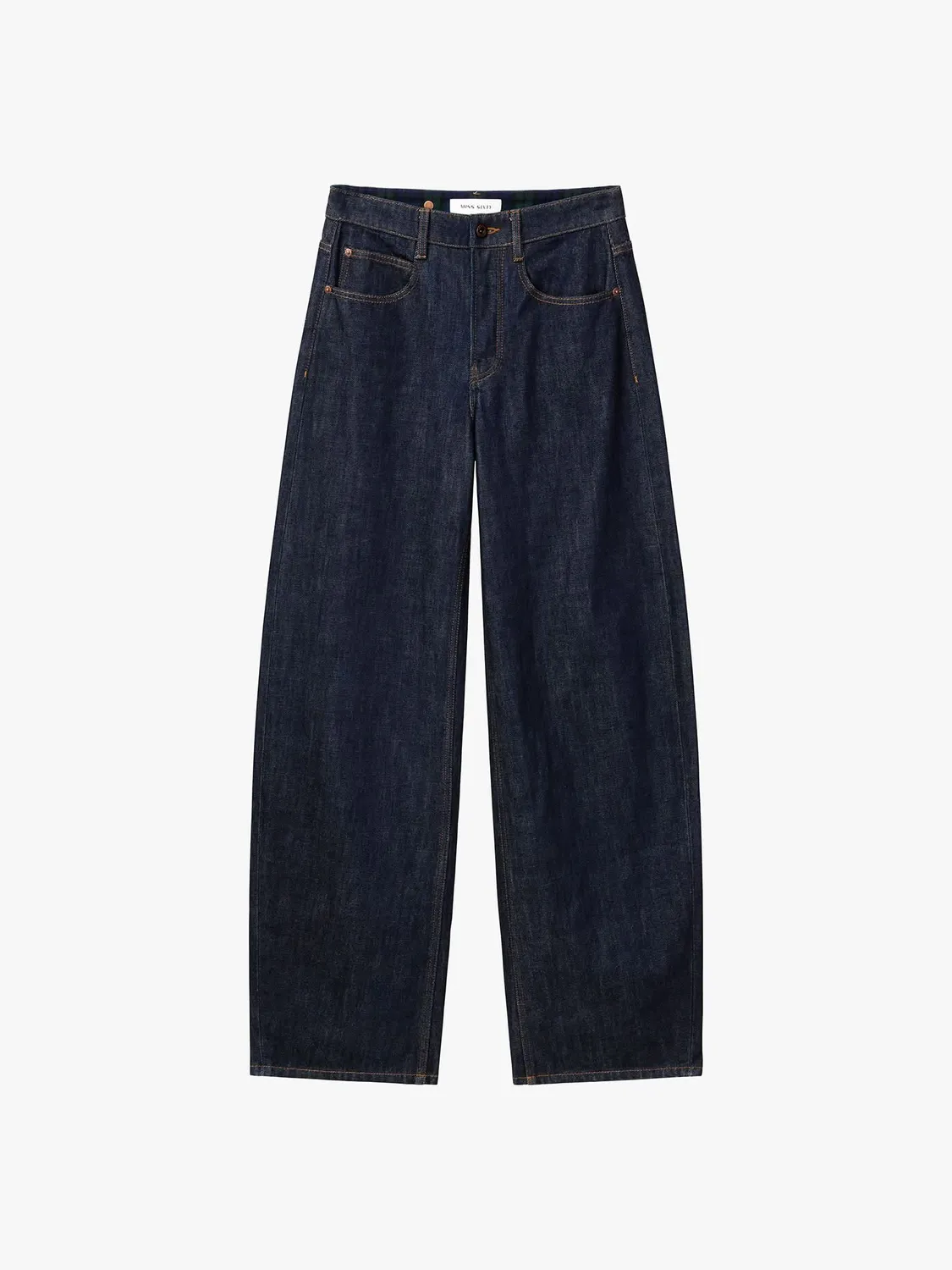 Miss Sixty Barrel jeans mørkeblå med bælttaske