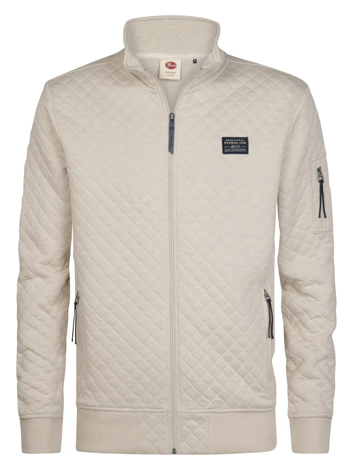 Petrol Industries Ironhall vest Beluga quiltet bomuldsblanding