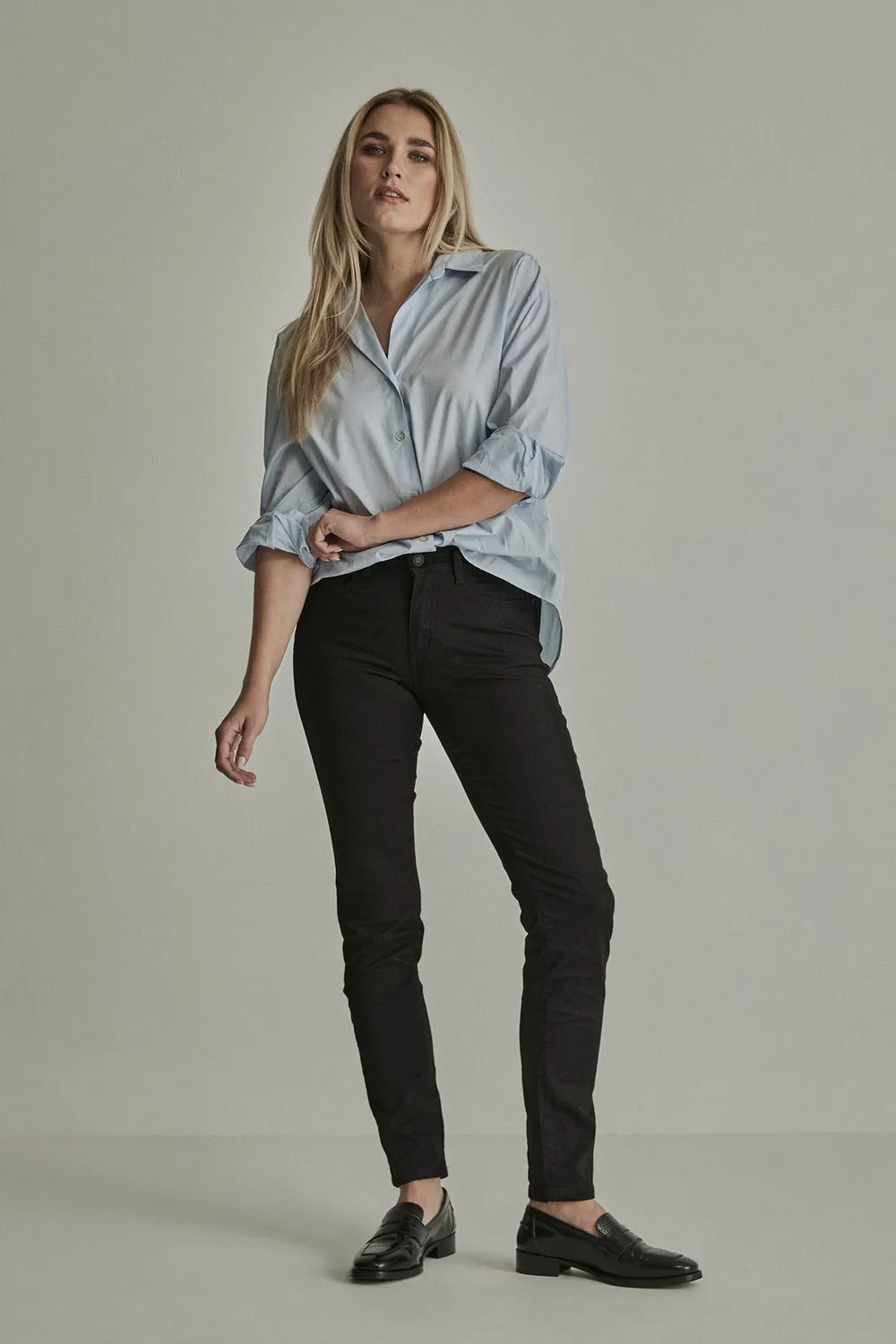 Para Mi Heaven Celine bukser Black høj talje skinny