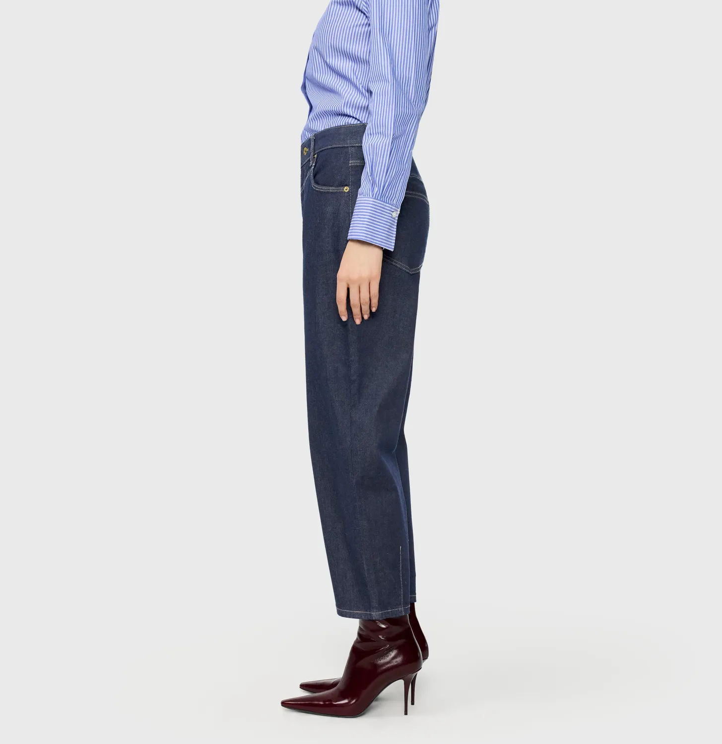 MAC Bobbie 3122 jeans mørkeblå relaxed barrel fit