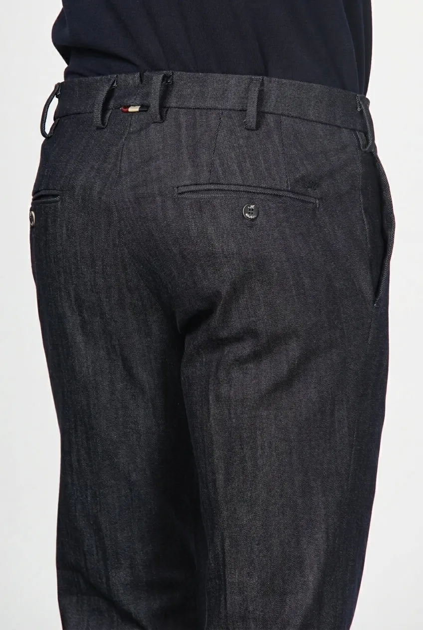 Mason's New York chino bukser navy denim regular
