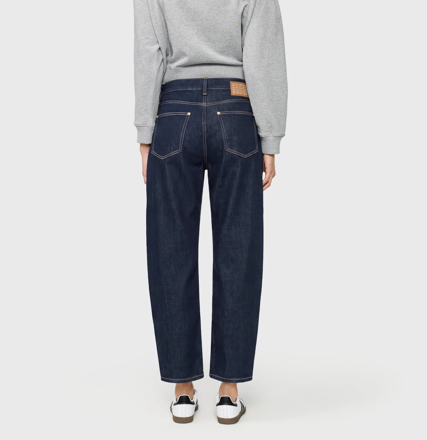 MAC Danni jeans mørkeblå barrel modal