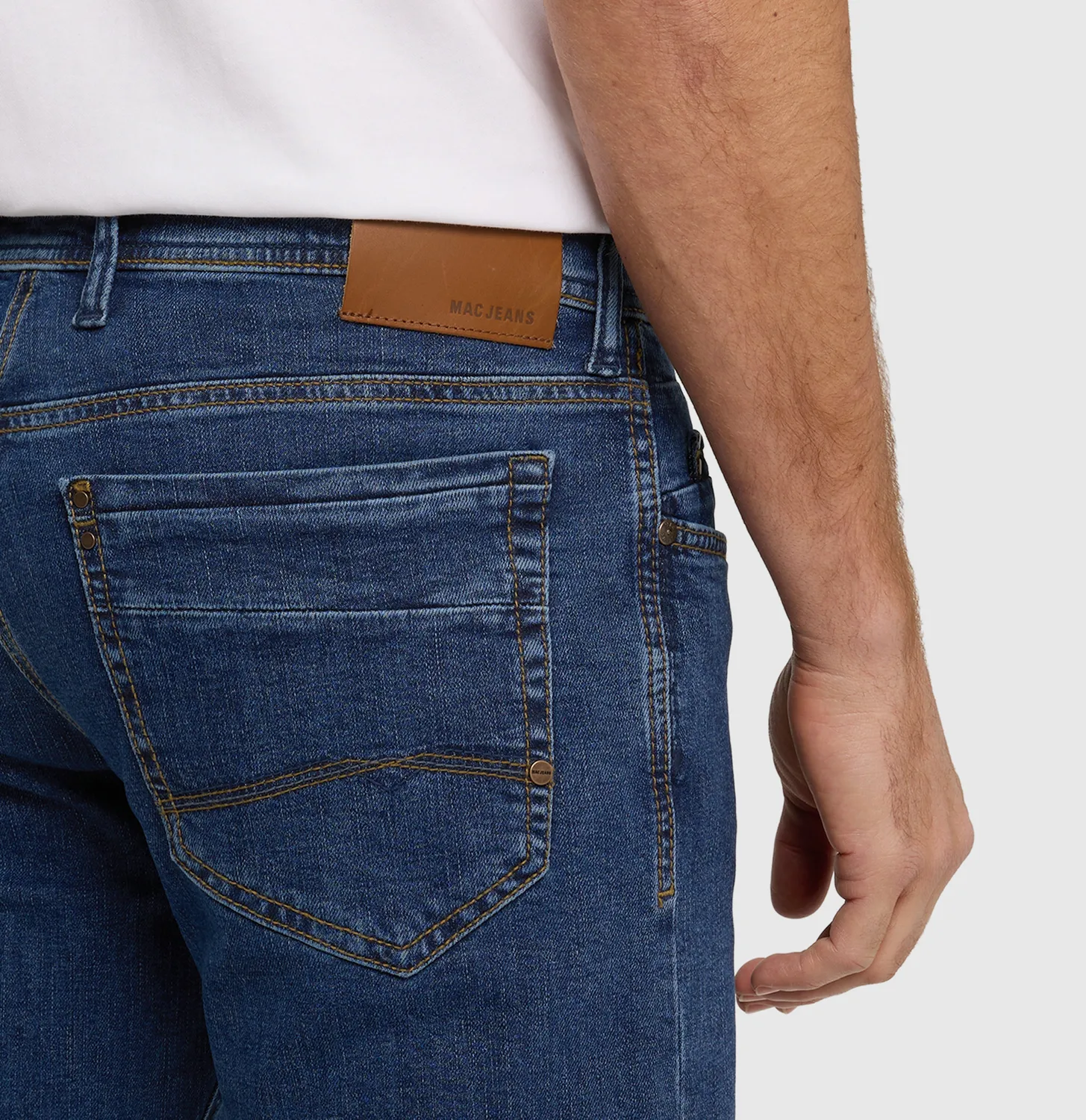 MAC Ben 0384-00-0982L jeans mørkeblå regular fit