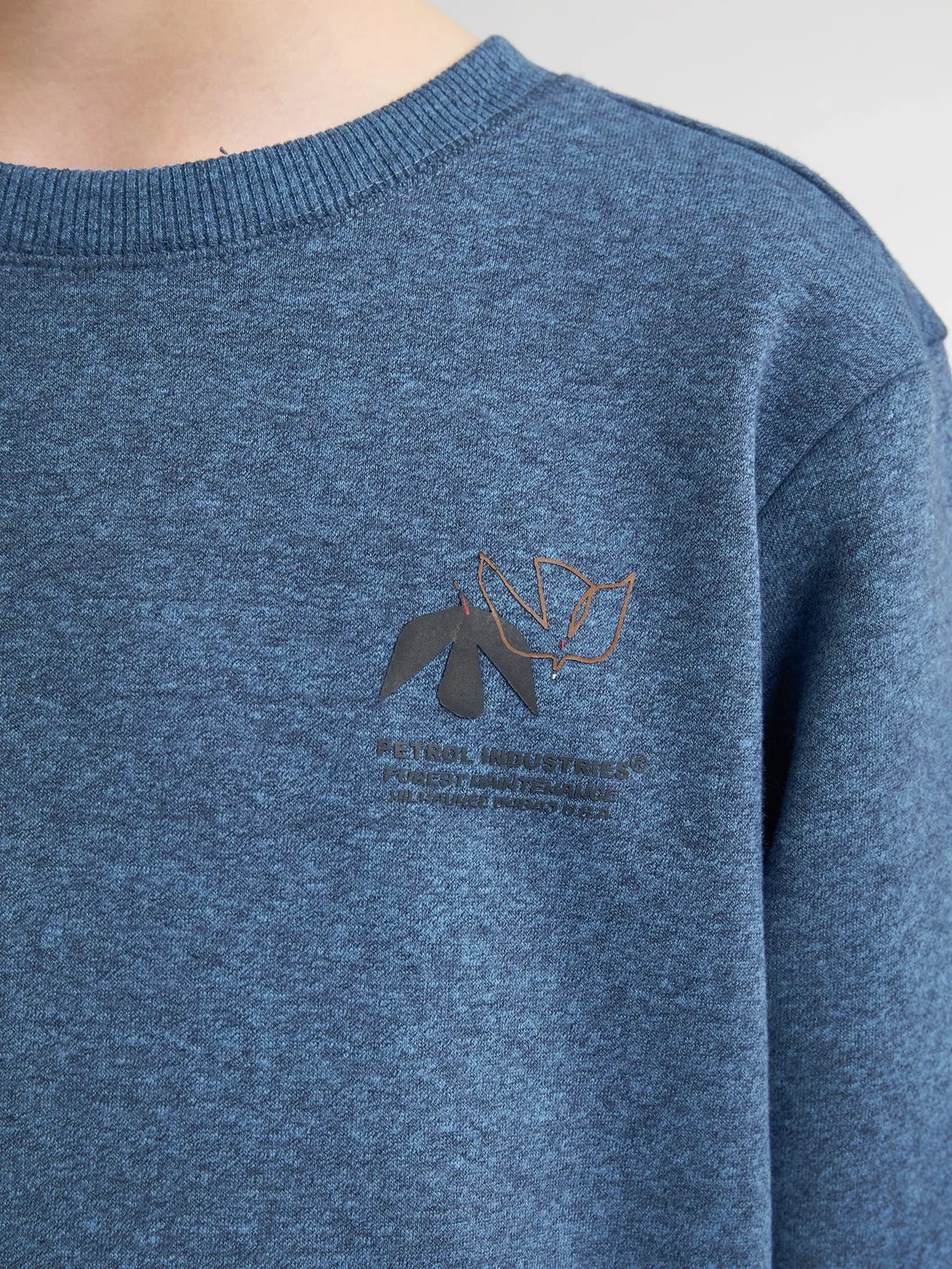 Petrol Industries Cumberland drenge sweater rund hals regular fit