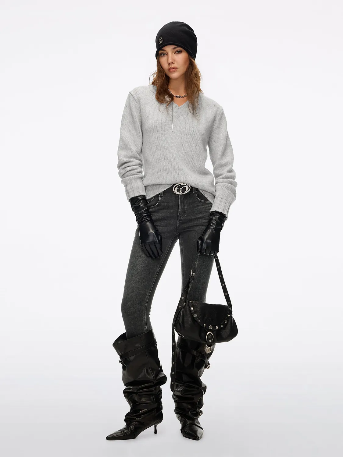 Miss Sixty Bella skinny jeans black fog varm