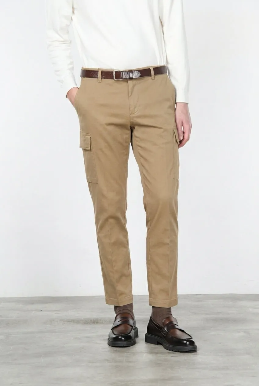 Mason's Chile cargobukser mørk beige modal regular