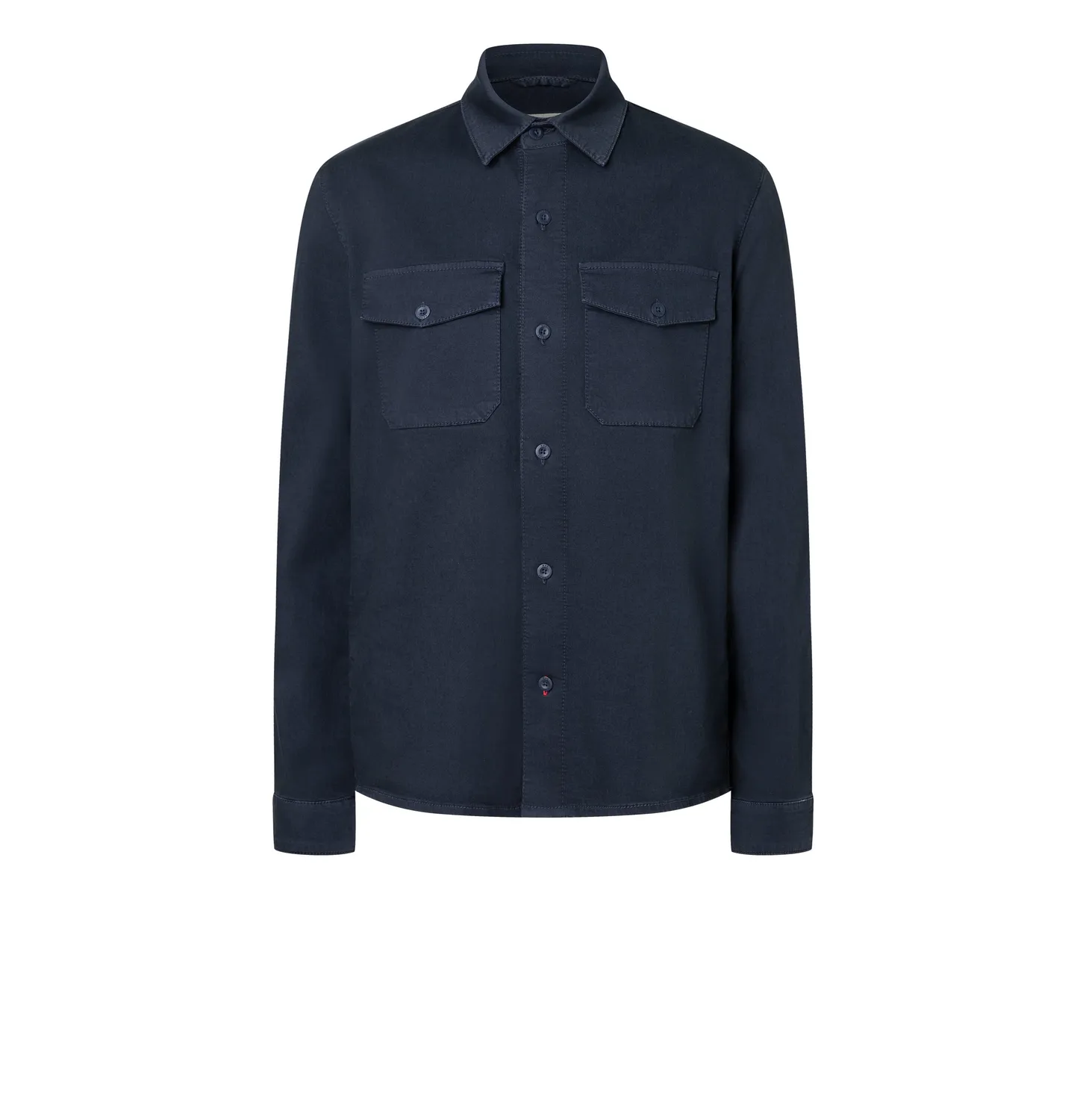 MAC Overshirt 0201 denimskjorte mørkeblå stretch