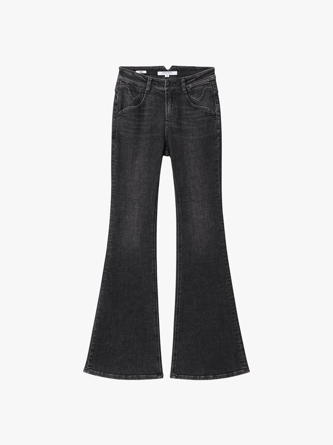 Miss Sixty Bella 6S3JJ2430BG11 flare jeans sort lav talje
