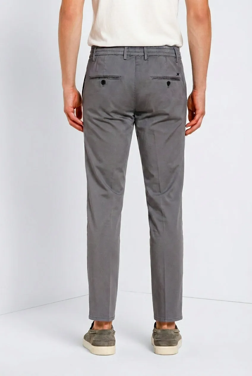 Mason's Milano Jogger Travel chinobukser lyseblå extra slim
