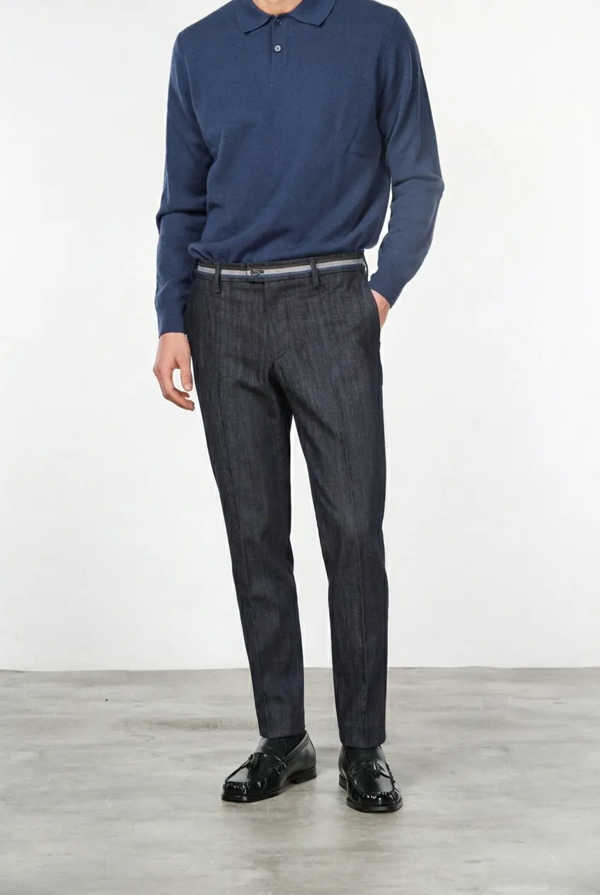 Mason's New York Winter chinobukser navy regular