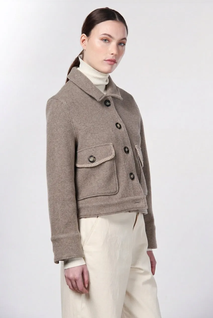 Mason's Odette uldjakke beige dame uld