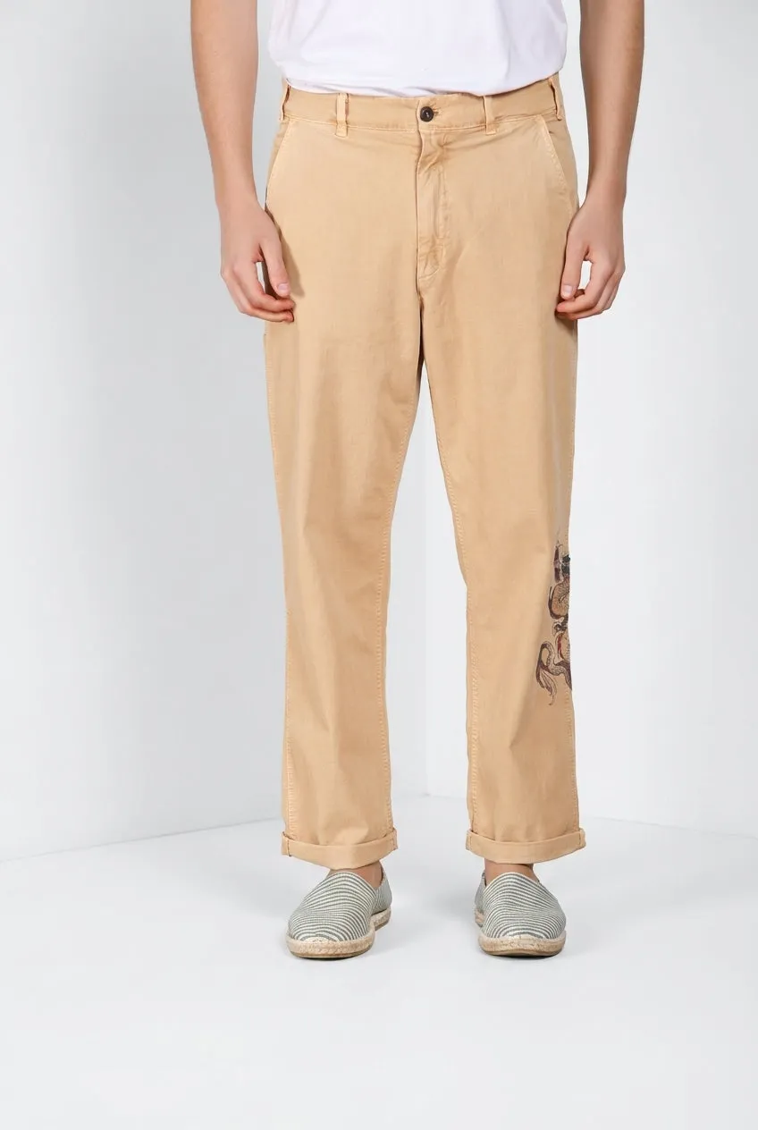 Mason's Denver M74 cargobukser relaxed kaki